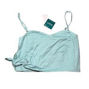 Roxy Turquoise Crop Top